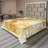 Ambesonne Compass Top Flat Sheet Old Fashioned World Map Cream Tan-109128384