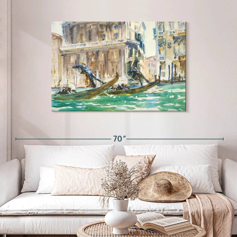 Mehar vue de Venise 1906, H 30 po x l 45 po