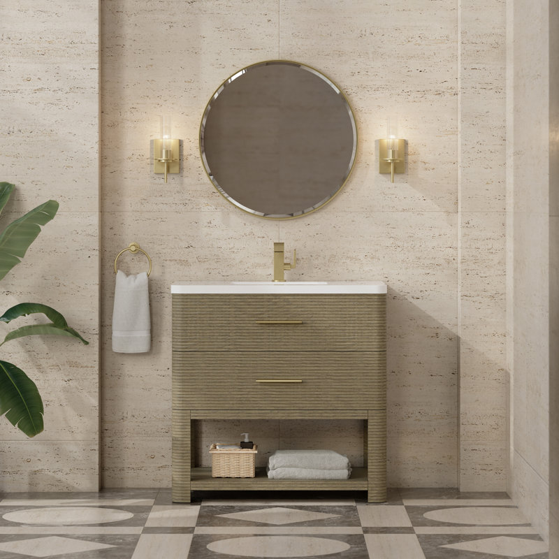 Lucian 36'' W Single Bathroom Vanity Base