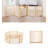 16.92'' H Panel Solid Wood Exercise Pen