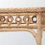 Table d'appoint Comesanas en rotin naturel avec boucles, H 33,26 po x l 41,55 po x P 17,03 po