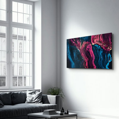 Elegant Tempered Glass Painting, 27.6 x 43.3 Inches | 100% Tempered Glass, Thickness: 0.16 Inches | UV Printed Artwork, Perfect for Home Decor & Modern Interiors, Stunning Visuals for Any Room