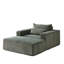 Fauteuil en velours côtelé de 75 pouces avec repose-pieds amovible, aucun assemblage requis, canapé-lit moderne moelleux pour le salon et la chambre à coucher, article d'armée requis Fauteuil inclinable en éponge, élément saillant-1138676271
