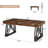 Industrial Computer Desk And Bookcase Set