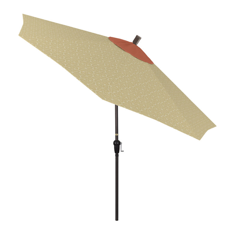 Bosley 108'' Tilt Market Umbrella, Palmetto Sawgrass - Pacifica Premium