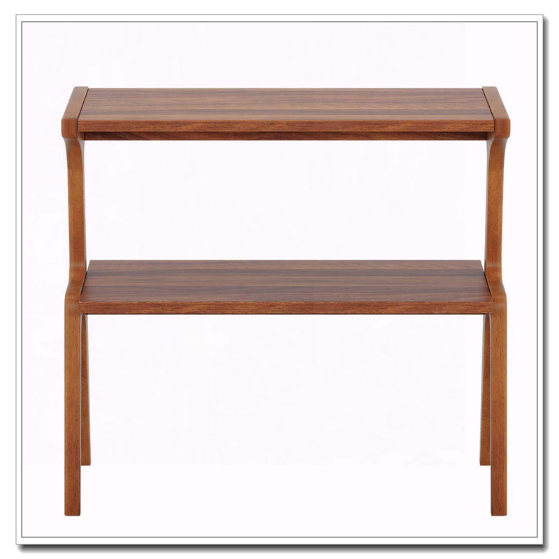 Table de bout Mid-Century, Cerisier
