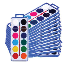 24 Watercolor Paint Set For Kids And Adults - Bulk Pack Of 24 Watercolor  Sets 