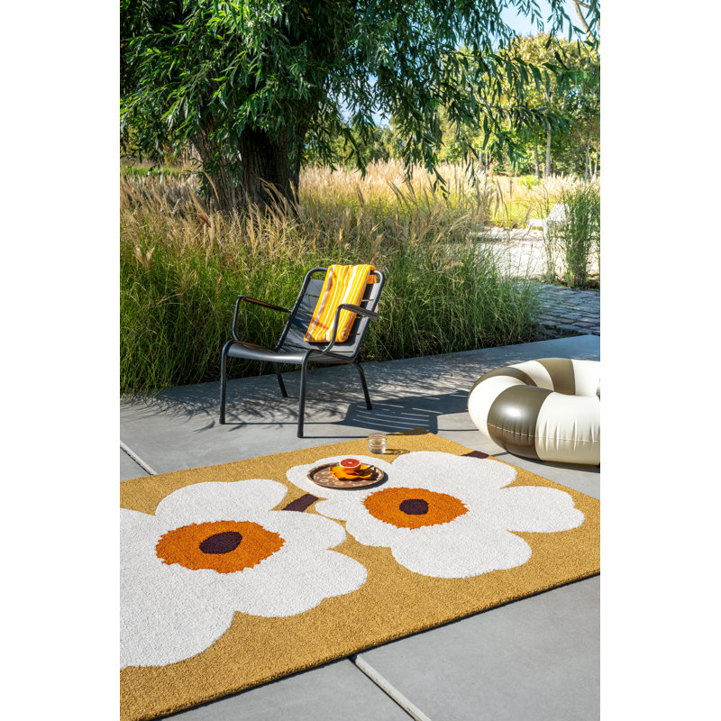 Unikko Anniversary Honey | 433001, Rectangle 4'7" x 6'7", Honey