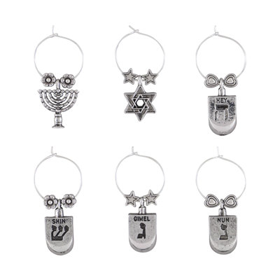 Mcneeley Gold Brass Stainless Steel Wine Charm
