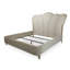 Villa Cherie Velvet Channel Tufted Bed-502733462
