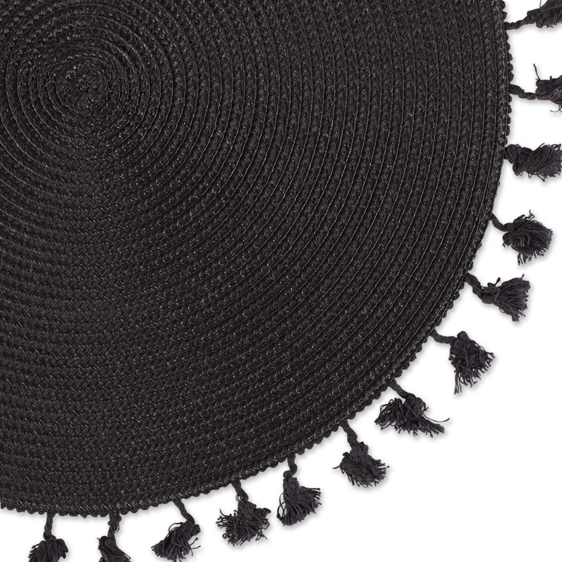 Ensemble de napperons 6 pièces Lenworth, Noir