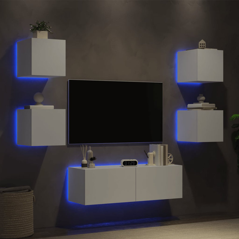 Cannus TV Stand for TVs up to 28", White
