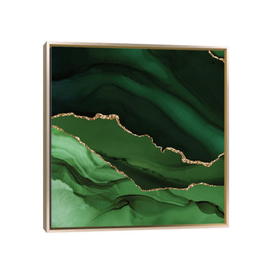 Green Gold Agate Texture XII