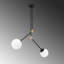 Cobblefield 2 - Light Black/White Sphere Pendant