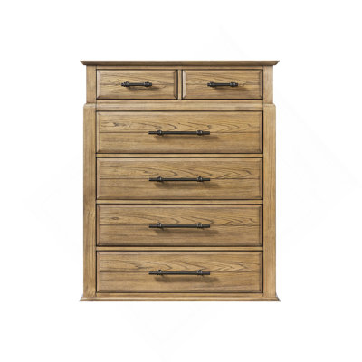 Commode 6 tiroirs - Finition caramel