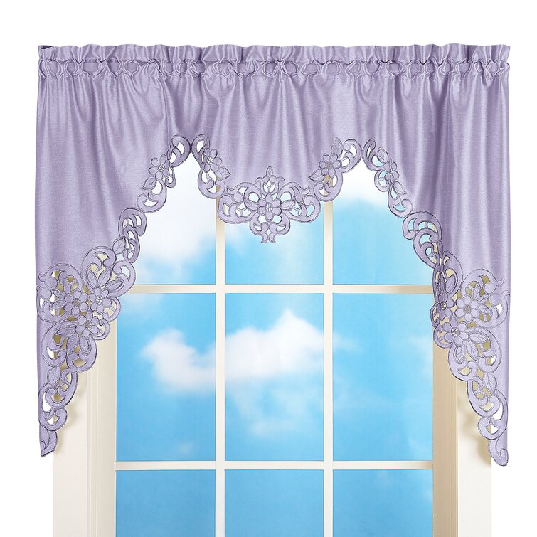 Ophelia & Co. Britton Silk Swag Window Valance & Reviews