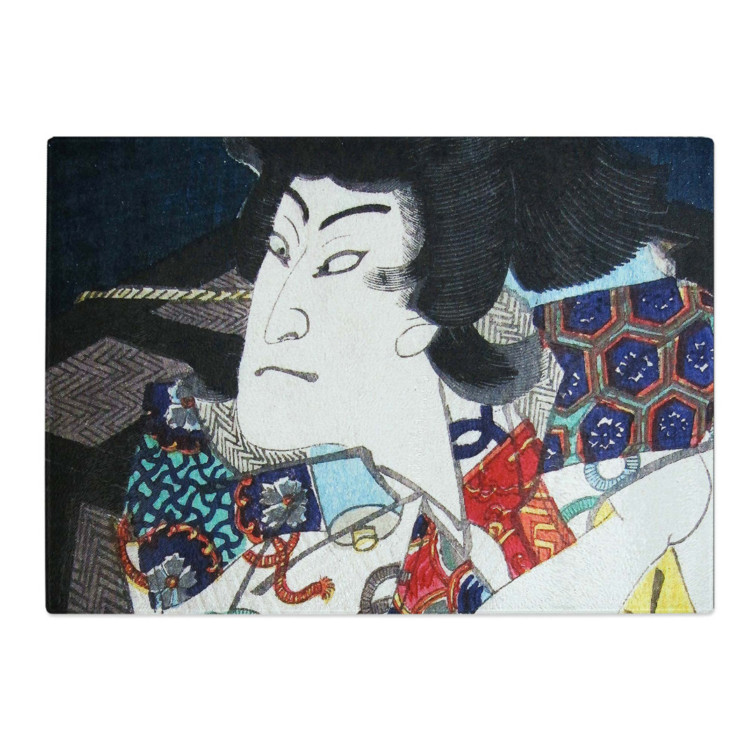 Tempered Glass Nakamura by Utagawa Toyokuni Chopping Board