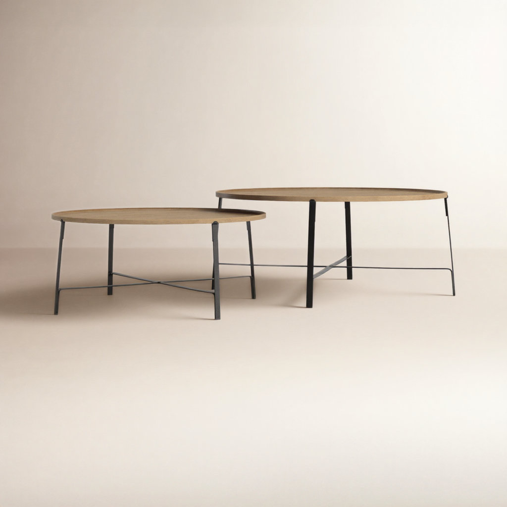 Minori Solid Wood Nesting Coffee Table