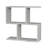 Barbara Side Table Modern 2-Tier Design with Storage Compartments-32302008