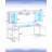 Gaming Desk 74.8'' With Led Lights, Hutch And Storage Shelves, Computer Desk With Monitor Stand, Large Pc Gamer Desk Workstation, Ergonomic Gaming Table For Bedroom, Living Room-1764102135