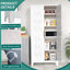 Armoire 2 portes avec trous verticaux