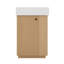 Meuble-lavabo 21,6 po avec lavabo en céramique