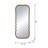 31.4X1.4X74" Oversized Wooden Floor Mirror