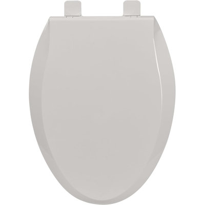 2-in-1 Dual Seat 19 Inch  PP Toilet Seat Elongated Soft Close Quick Install