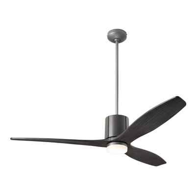 LeatherLuxe 54'' Ceiling Fan with LED Lights