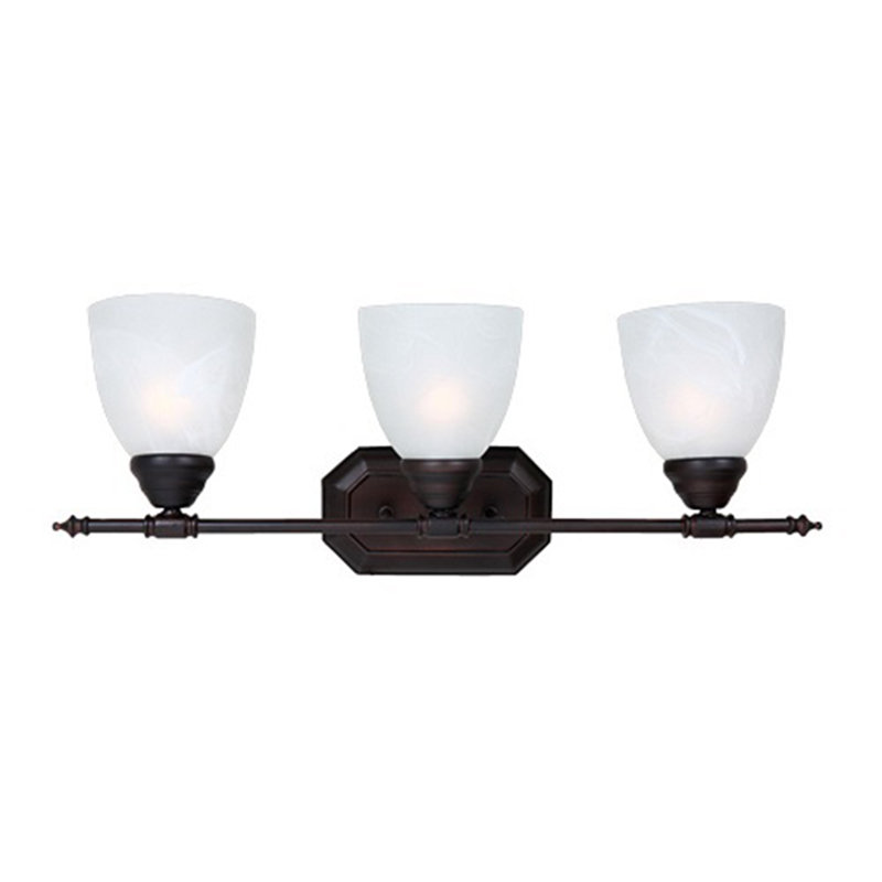 Éclairage pour meuble-lavabo 3 lumières Gutierrez