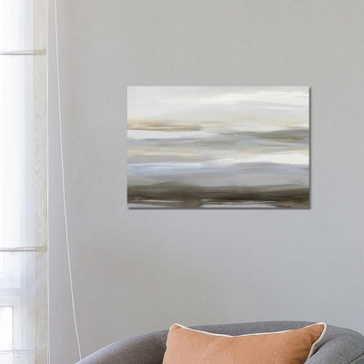Neutral Strokes I by Jake Messina - Wrapped Canvas Painting