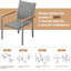 Stackable Outdoor Patio Dining Armchair-395044282