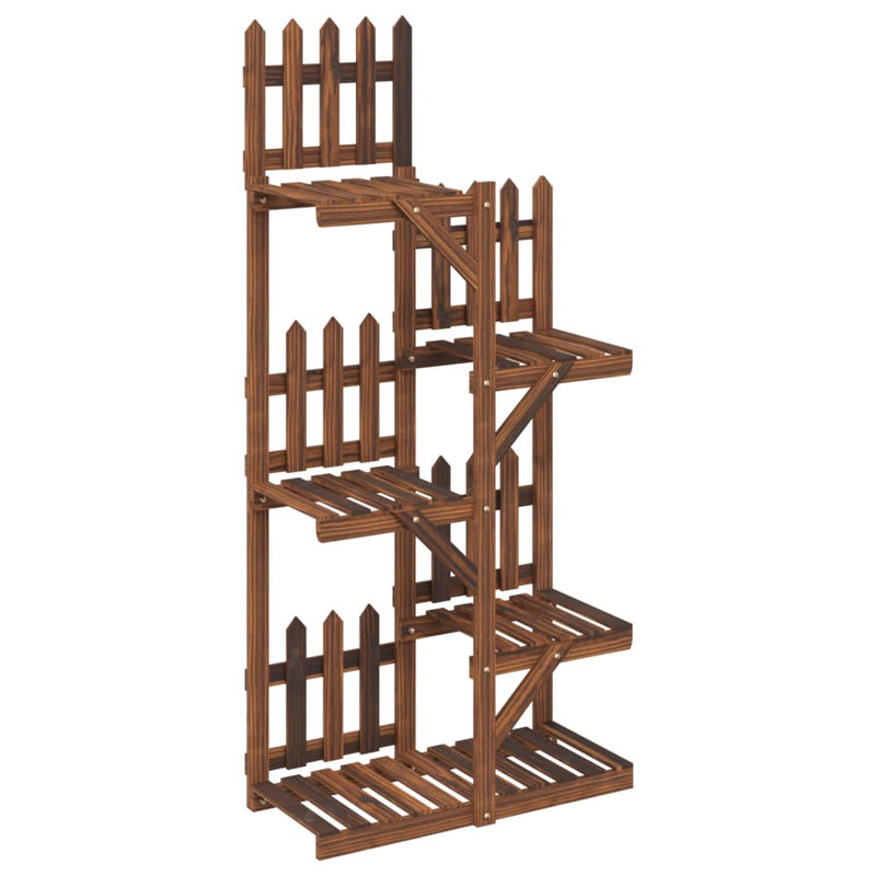 Aytes Plant Stand, Carbonised brown