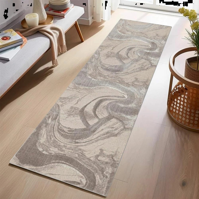Abstract Area Rug, Runner 60 x 300 cm