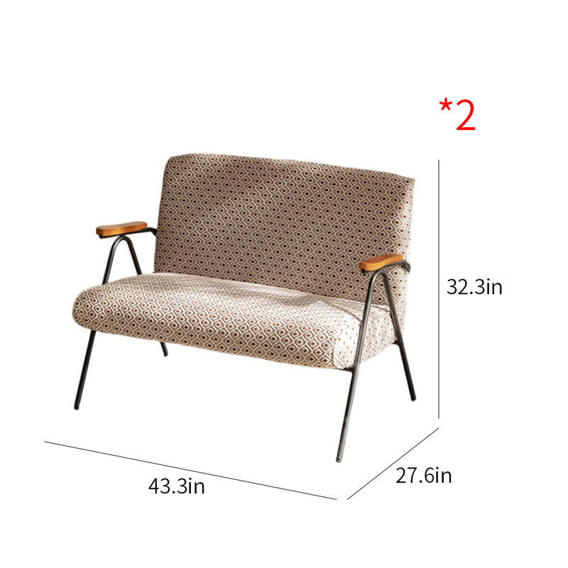Polyester Blend Upholstered Bench