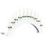 Christmas Candle Arch with 10 LED Candles-1637623907