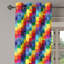 Multicolore rideaux de fenêtre décoratifs à 2 panneaux avec œillets East Urban Home-106347071