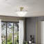 Aquala Glass Semi Flush Mount-20317163