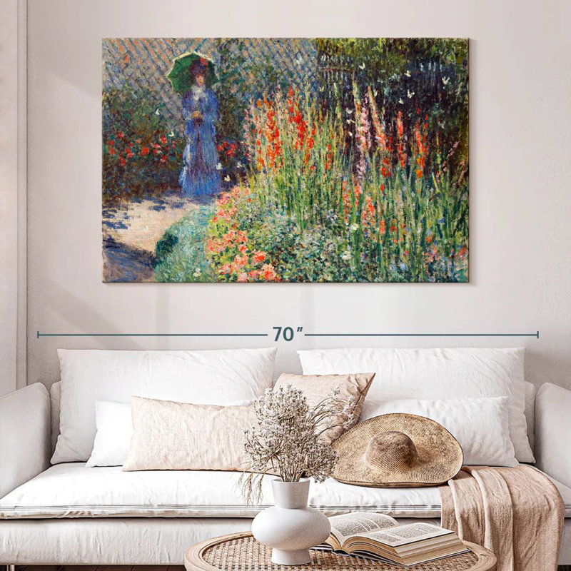 Parterre de fleurs Harnek 1876, H 34 po x l 51 po
