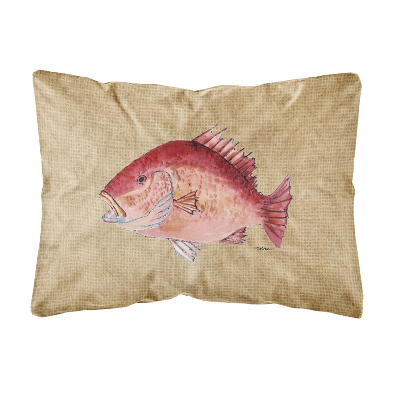 Coussin intérieur/extérieur Strawberry Snapper