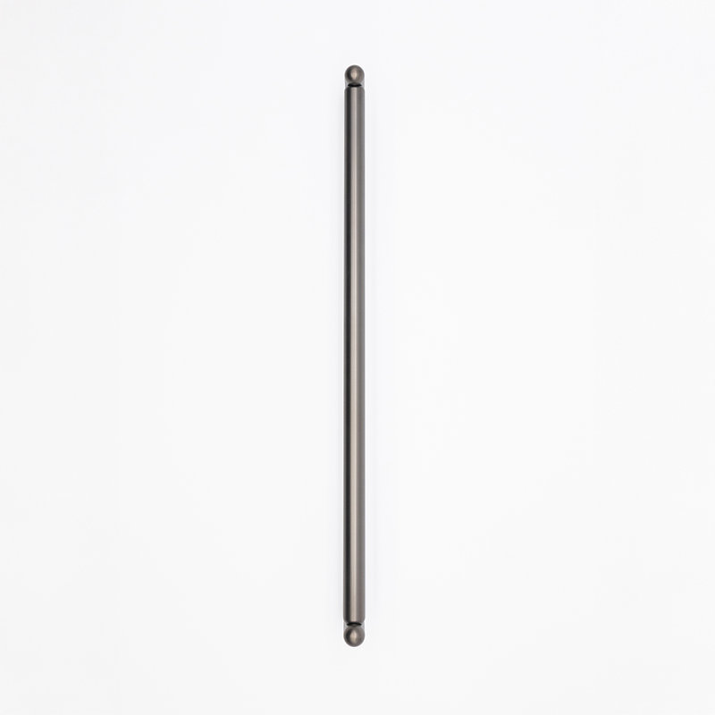 Knurled Brass Appliance Pull, 18", Graphite