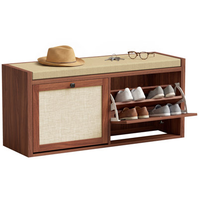 6 Pair Shoe Storage Bench