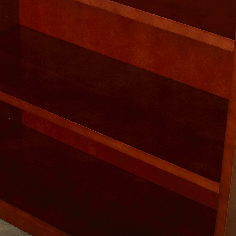 Bibliothèque standard en bois massif Lemaster H 42 "x l 36", Acajou