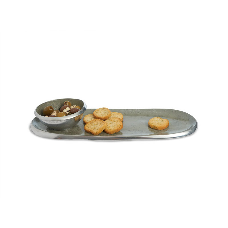 Eclipse Lacquer Decorative Tray, Mist