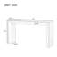 Console élégante - dessus en placage de bois naturel à thème de cheminée pour le couloir, le salon, la table de mobilier de vestibule, caractéristique attrayante de la structure des différentes pièces-121027646