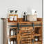 Rangement autoportant moderne pour la salle de bain - Organisateur de salle de bain en bois / bambou, armoire avec portes-88887331