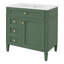 Meuble-lavabo de 30 po avec lavabo supérieur, meuble-lavabo moderne avec 2 tiroirs et tiroir escamotable, meuble-lavabo simple-116234384-116234387