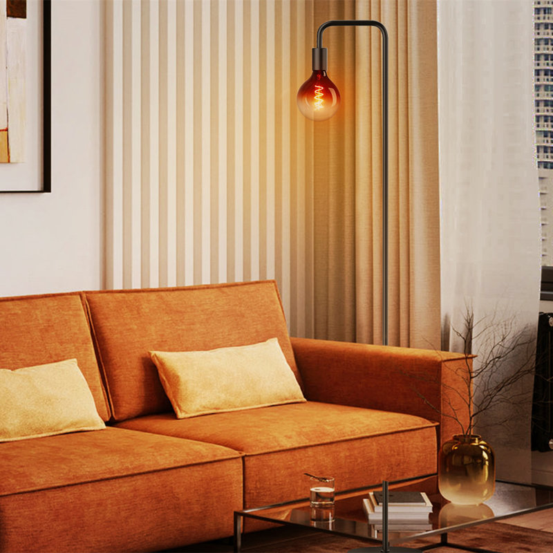 Hriti 67'' Matte Arched Floor Lamp