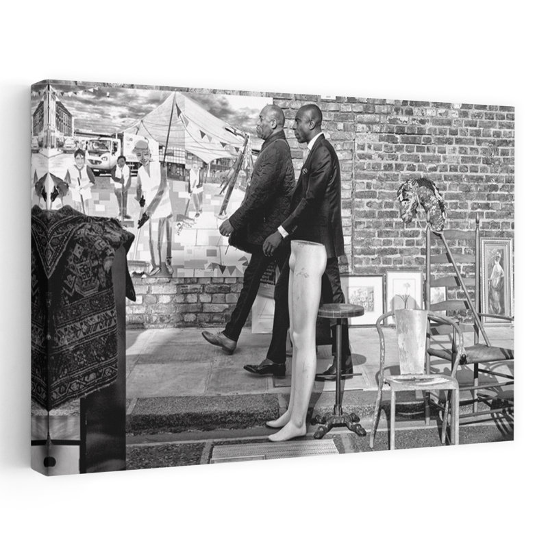 «Street Life», affiche rétro, art mural rétro, 32" H x 48" W