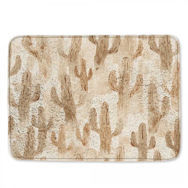 Tapis de bain Desert Cactus, L 24 po x L 17 po